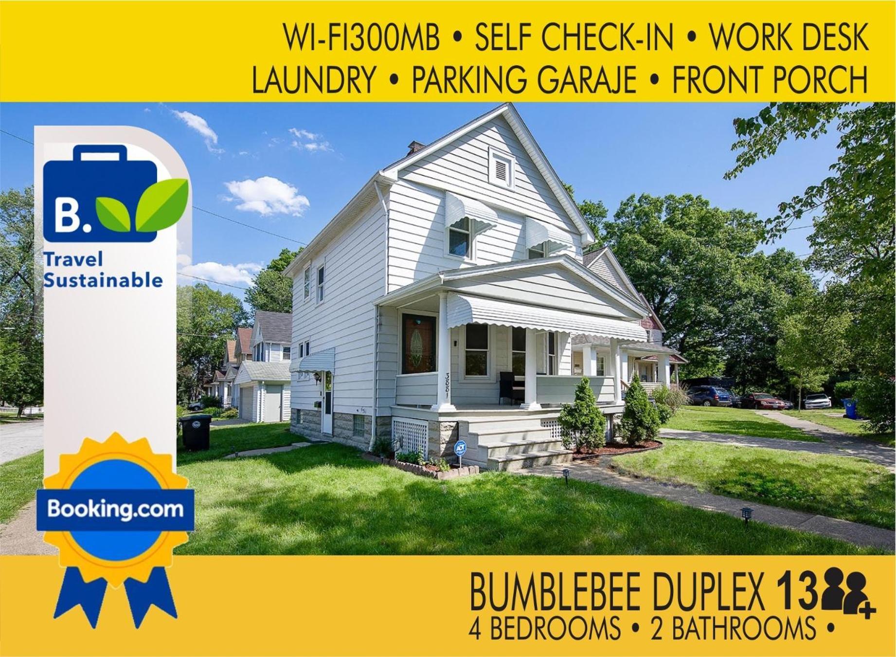 The Amber Retreat - Brooklyn Centre Comfort - Charming Space For Families, Couples & Business Travelers Near Downtown - With 300Mb Wifi, Parking & Self Check-In Κλίβελαντ Εξωτερικό φωτογραφία